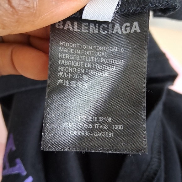 Balenciaga Logo Rainbow Tee-shirt Size Small - Picture 5 of 8